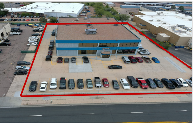Aerial view of Police training facility