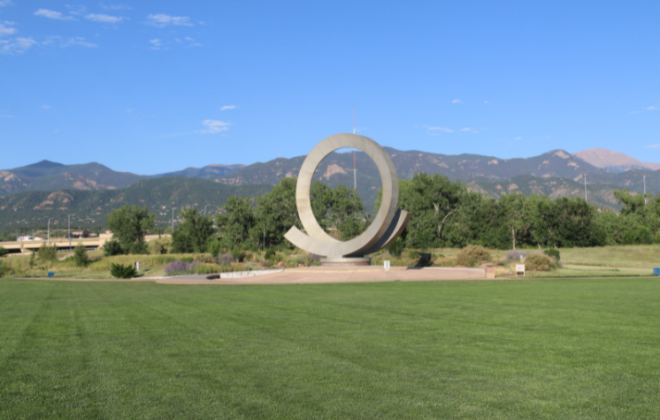 Large circular fountain