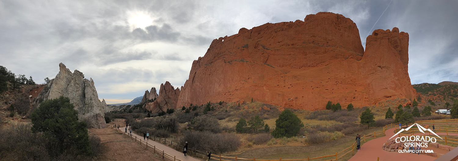 Panoramic view from top of new lookout