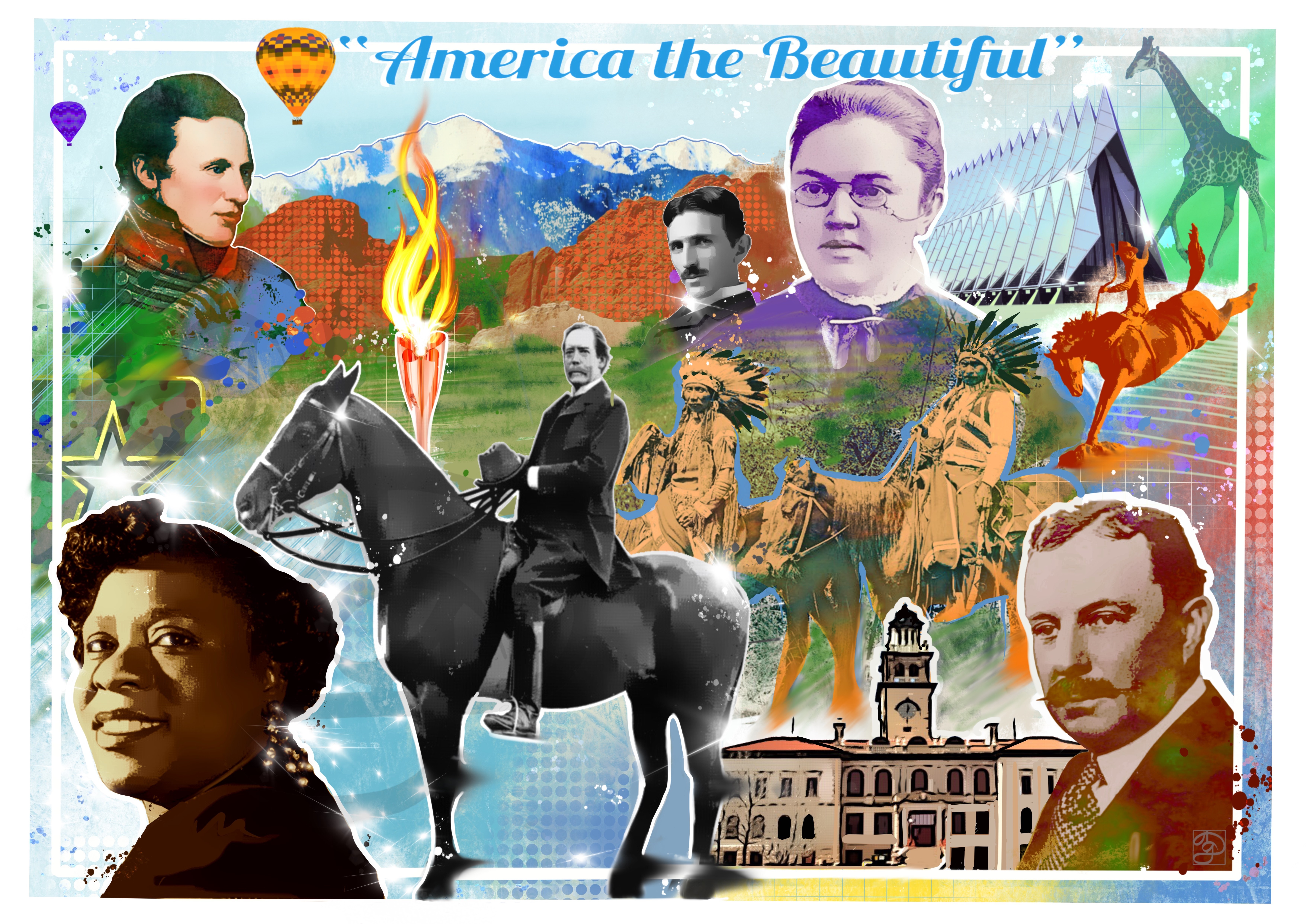 illustration of colorado springs history