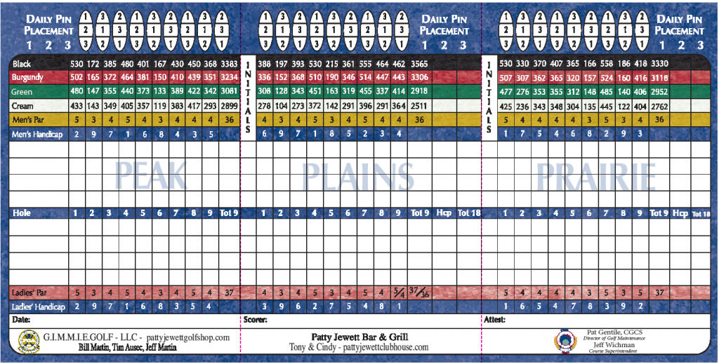 Patty Jewett Golf Course Information Colorado Springs