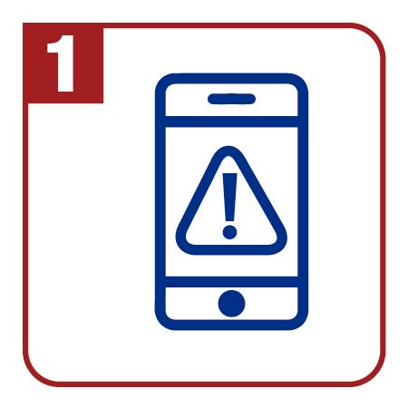 1 - mobile alert icon