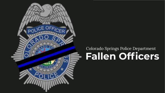 CSPD Mourning Badge Fallen Officers