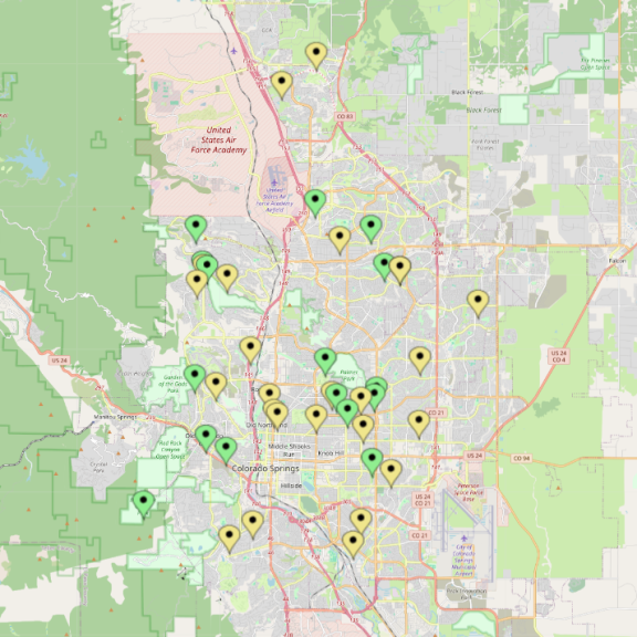 Map Depicting all Speed Safety Camera Locations