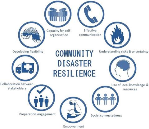 community disaster resiliency graphic