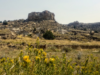 A rock formation in Coral Bluffs.