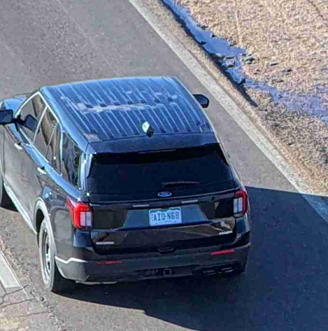 Photo of unmarked police vehicle