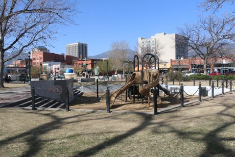 Acacia Park playground before