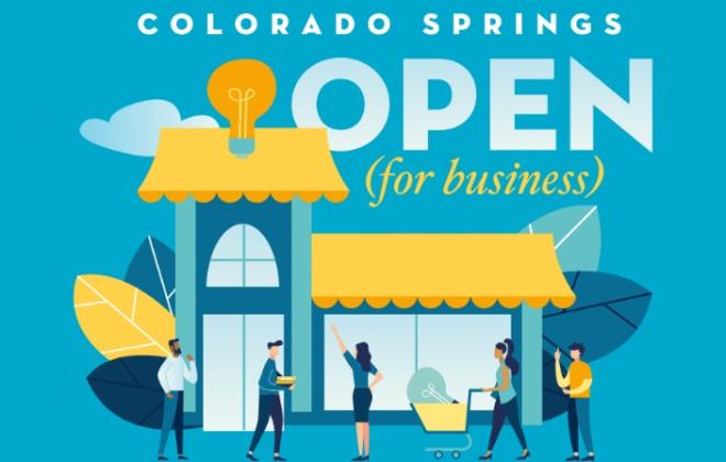Colorado Springs Open for Biz logo