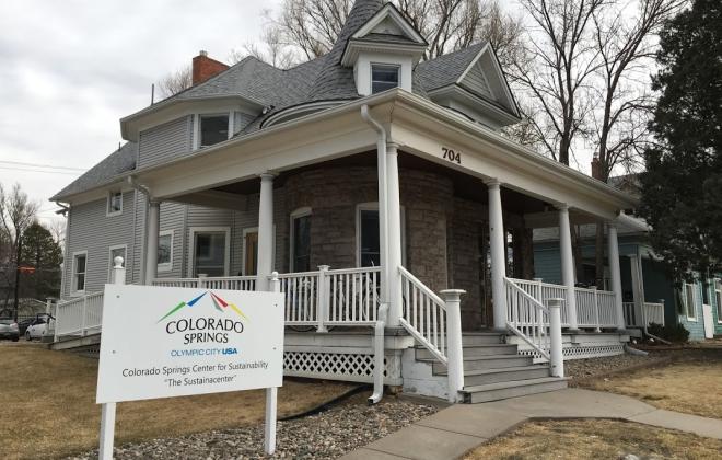 sustainacenter is a historic house turned into offices for nonprofits