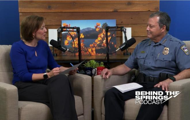 Jen Schreuder and Chief Vasquez