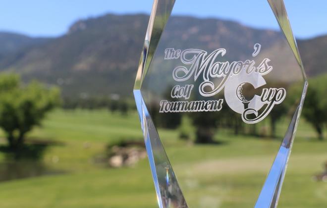 Mayor's Cup Golf Tournament trophy