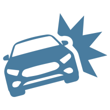 Icon of a Car Crash