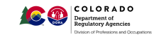Colorado Department of Regulatory Agencies, Division of Professions and Occupations logo