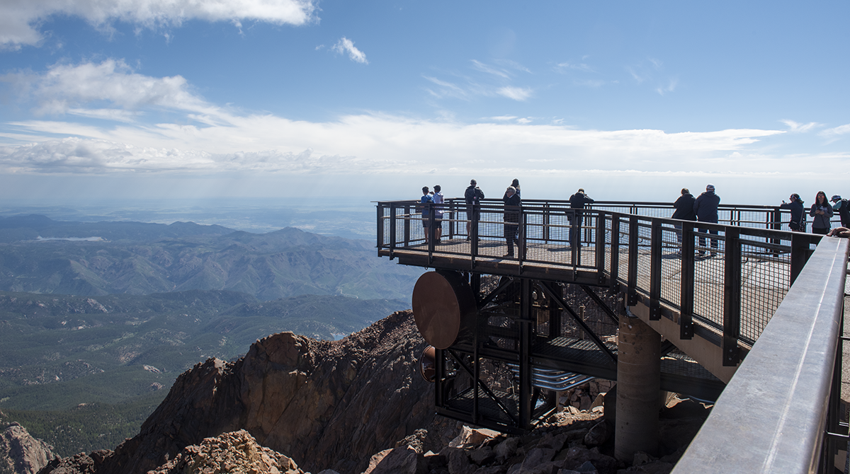 New Pikes Peak Summit Visitor Center opens to the public Colorado Springs